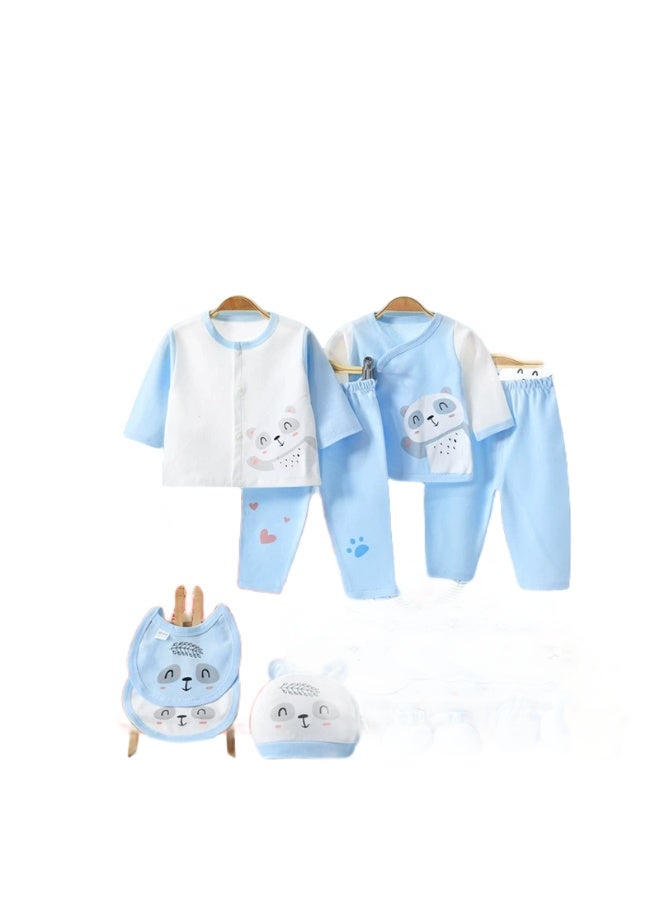 Baby clothes newborn gift box set autumn cotton newborn baby full moon gift supplies mother and baby comprehensive collection four seasons Dudu Lion pink newborn. - Image 5