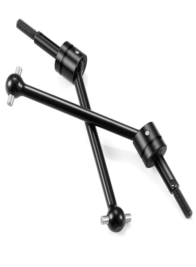 MOHERO 2Pcs RC Front Rear Universal CVD Driveshaft Metal Dogbone Joint for TT02B 1/10 Off-Road Buggy Upgrade Parts (Black) - Image 5