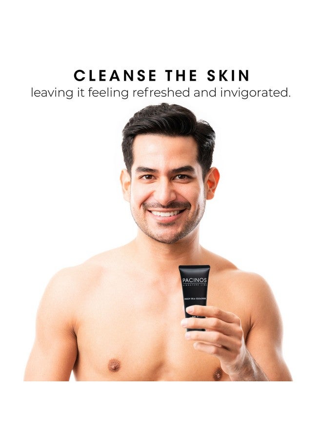 باتشينوس منظف الشاي الأخضر، منظف لطيف للوجه، غسول وجه مغذي ومضاد للأكسدة للحصول على بشرة متوازنة - Image 2