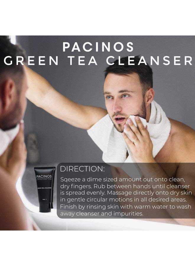 باتشينوس منظف الشاي الأخضر، منظف لطيف للوجه، غسول وجه مغذي ومضاد للأكسدة للحصول على بشرة متوازنة - Image 4