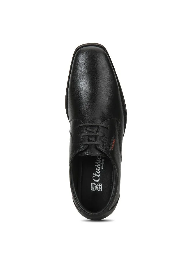 Red Chief Black Low Ankle Lace Up Formal Shoe - Rc3527 001