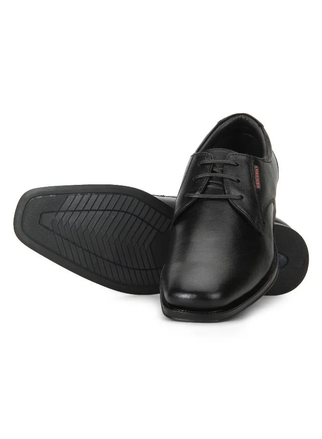 Red Chief Black Low Ankle Lace Up Formal Shoe - Rc3527 001