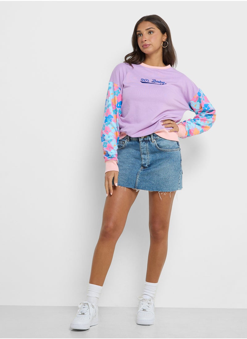 Ginger - Graphic Detail Sweatshirt - Image 1