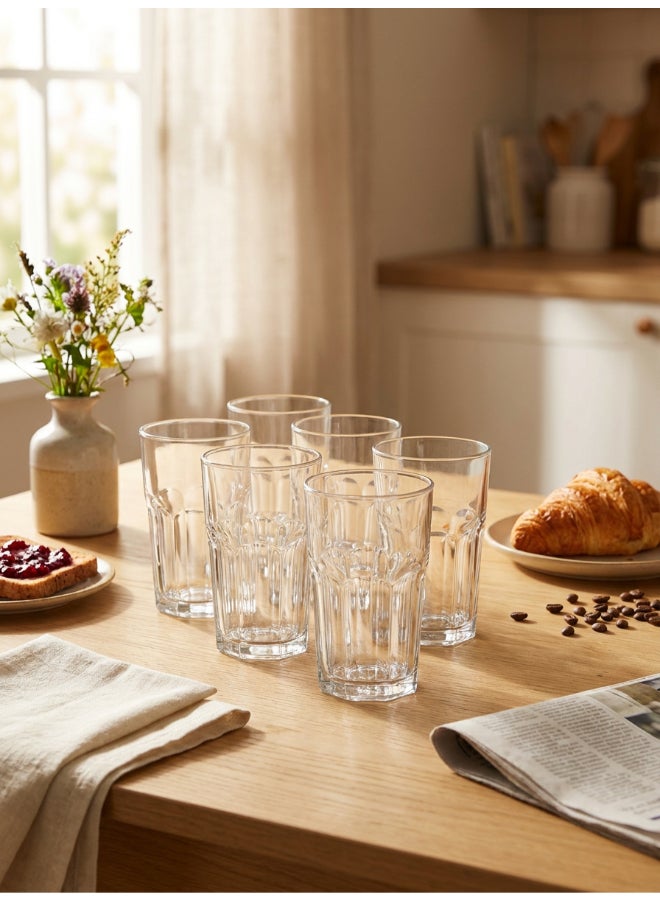 Luminarc Tuff 6 Piece Tumbler 330ml Drinking Set For Juice, Water, Soft Drinks, Hard Drink, Hot Beverages - Image 3