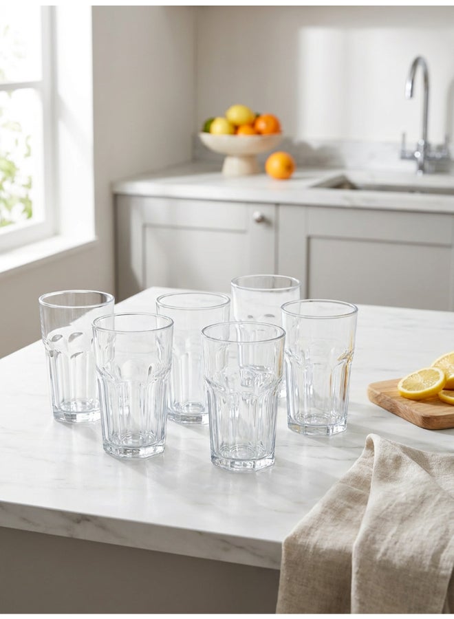 Luminarc Tuff 6 Piece Tumbler 330ml Drinking Set For Juice, Water, Soft Drinks, Hard Drink, Hot Beverages - Image 2