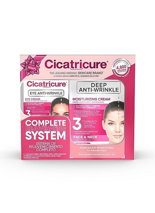 CICATRICURE Icatricure Complete Rejuvating System Gift Pack Of Two Facial Antiwrinkle Creams  - Image 1