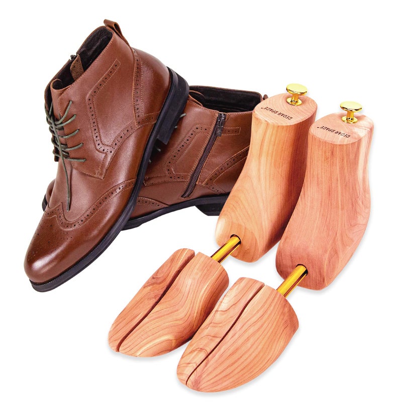 Cedar Space Wooden Boot Stretcher Tree, 8-14 Sizes Cedar Wood Shoe Trees, 100% Natural Shoe Stretcher for Men, Women, Boots - Image 4
