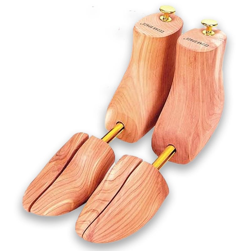 Cedar Space Wooden Boot Stretcher Tree, 8-14 Sizes Cedar Wood Shoe Trees, 100% Natural Shoe Stretcher for Men, Women, Boots - Image 1