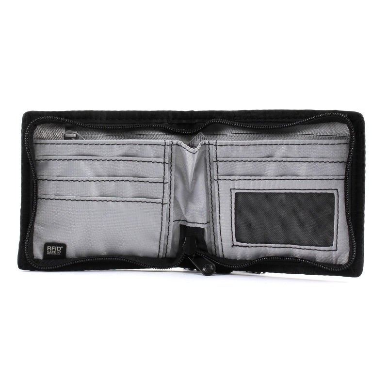 Pacsafe Rfidsafe Z100 Rfid Blocking Bi-fold Black Travel Wallet, Black - Image 2