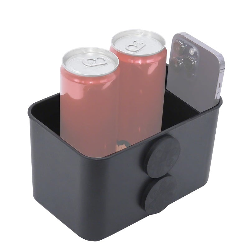 XYNOXRIDE Magnetic Storage Box, Magnetic Tool Holder for Metal Surfaces, Magnet Organizer Holder Holds Phones Glasses Keys Tissues, Fits Golf Carts, Forklifts, Tractors, Bus - Image 1