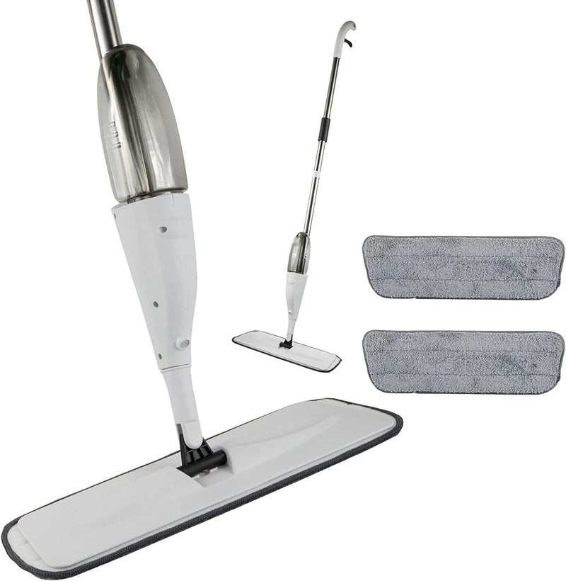 TDOO Microfiber Spray Mop for Floor Cleaning,Wet and Dry Floor Cleaner,360 Degree Spin Microfiber Dust Kitchen Mop with Washable Pads 360ML Water Tank Sprayer (360ML) (PSTB-B) - Image 1