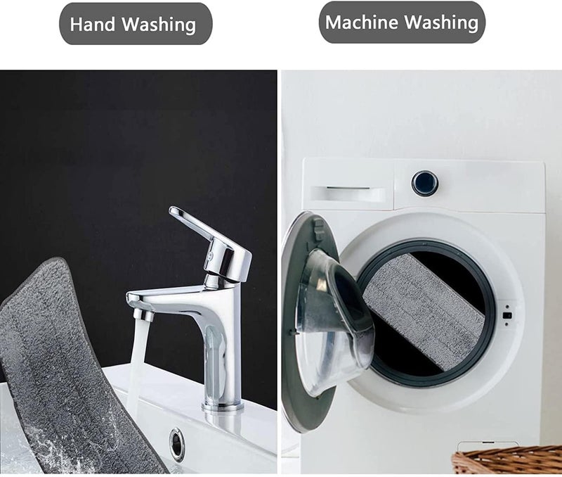 TDOO Microfiber Spray Mop for Floor Cleaning,Wet and Dry Floor Cleaner,360 Degree Spin Microfiber Dust Kitchen Mop with Washable Pads 360ML Water Tank Sprayer (360ML) (PSTB-B) - Image 4