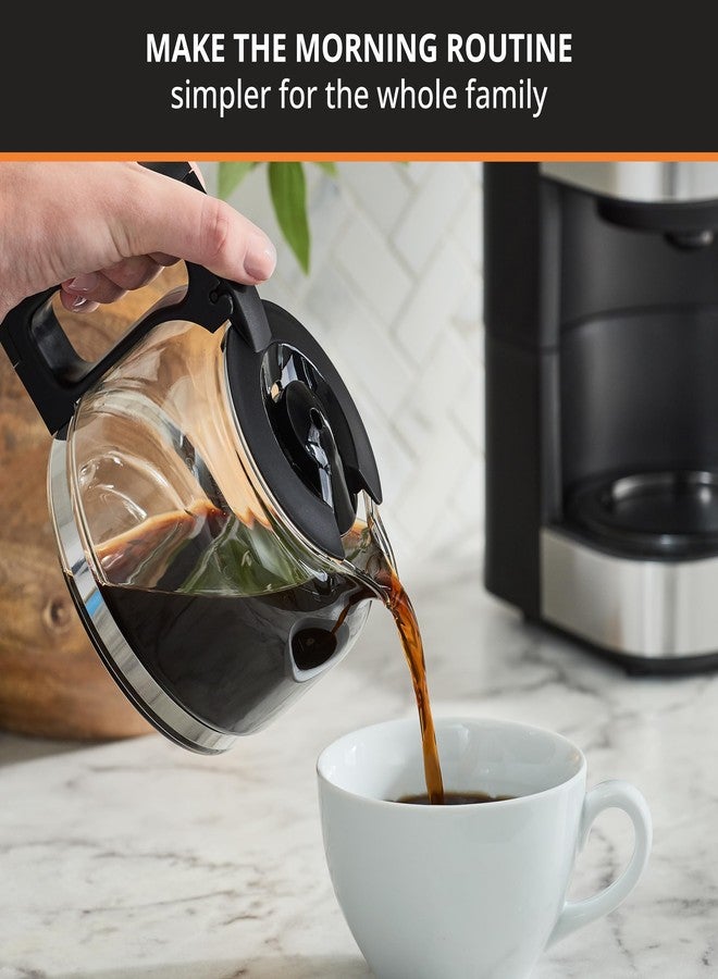KRUPS Simply Brew Compact 5 Cup Coffee Maker: Stainless Steel Design, Pause & Brew, Keep Warm, Reusable Filter, Drip-Free Carafe - Image 3