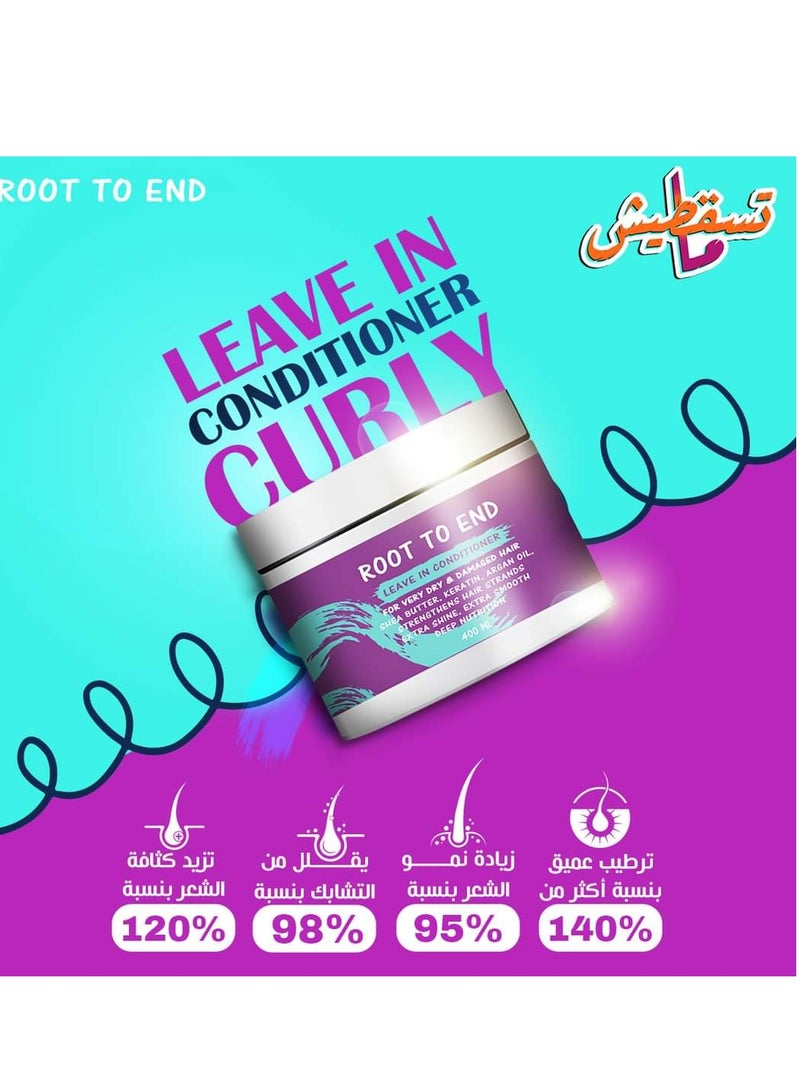 رووت تو إند بلسم ليف ان للشعر 400 مل - Image 1