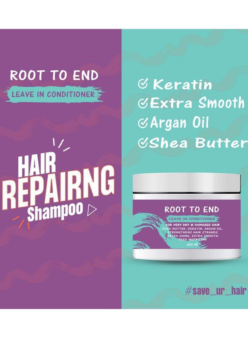 رووت تو إند بلسم ليف ان للشعر 400 مل - Image 4