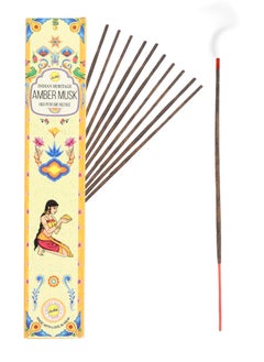 Incense Sticks White Sage, Dragon Blood, Amber Musk, Cinnamon, Palo Santo, Frankincense ( Pack of 6*10 Sticks )