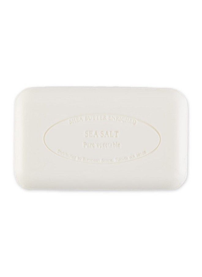 Pre De Provence Artisanal Soap Bar Natural French Skincare Enriched With Organic Shea Butter Quad Milled For Rich Smooth & Moisturizing Lather Sea Salt 5.3 Ounce  - Image 2