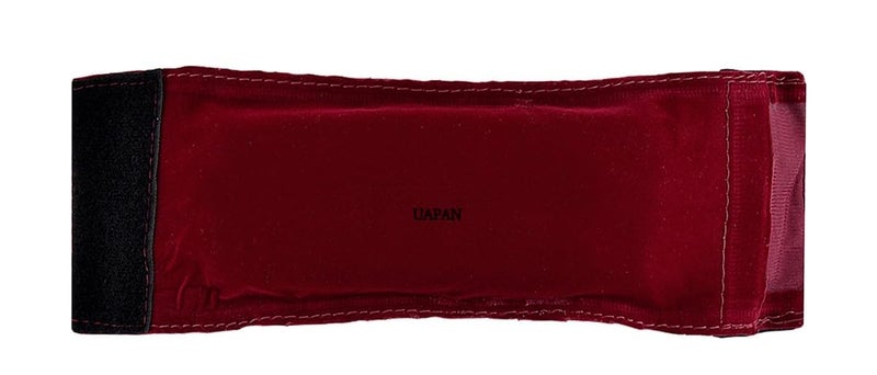 UAPAN Brass Ghungroo Ankle Bells Velvet 4 line Pad for Classical Kathak Dance with Adjustable Strap (Maroon Velvet,80 Bells) - Image 3