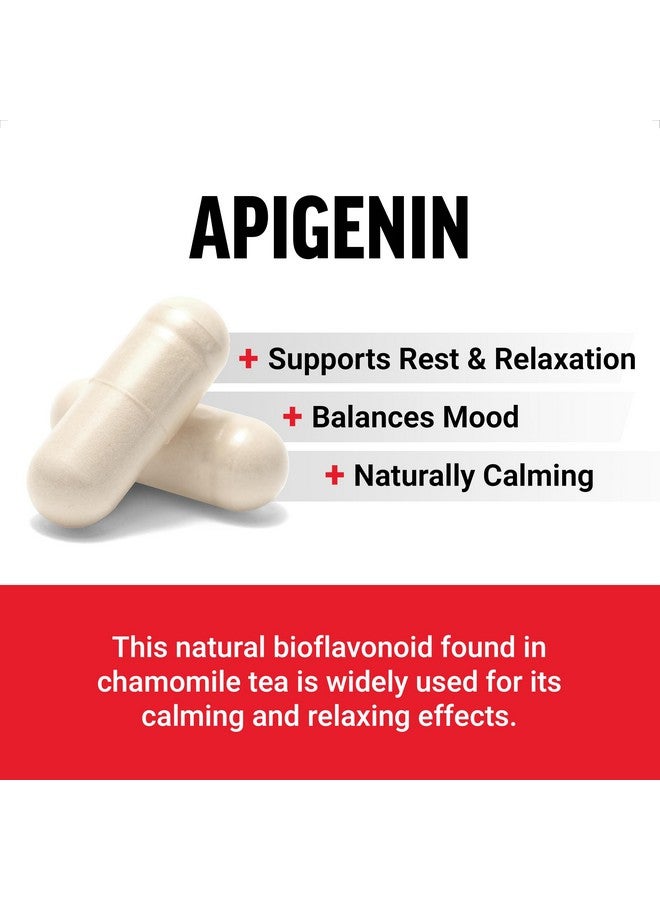 FORCE FACTOR Apigenin Supplement for Relaxation and Stress Support, Powerful Bioflavonoid and Antioxidant, Apigenin 50mg, Premium Quality, Vegan, Non-GMO, 60 Capsules (Packaging May Vary) - Image 2