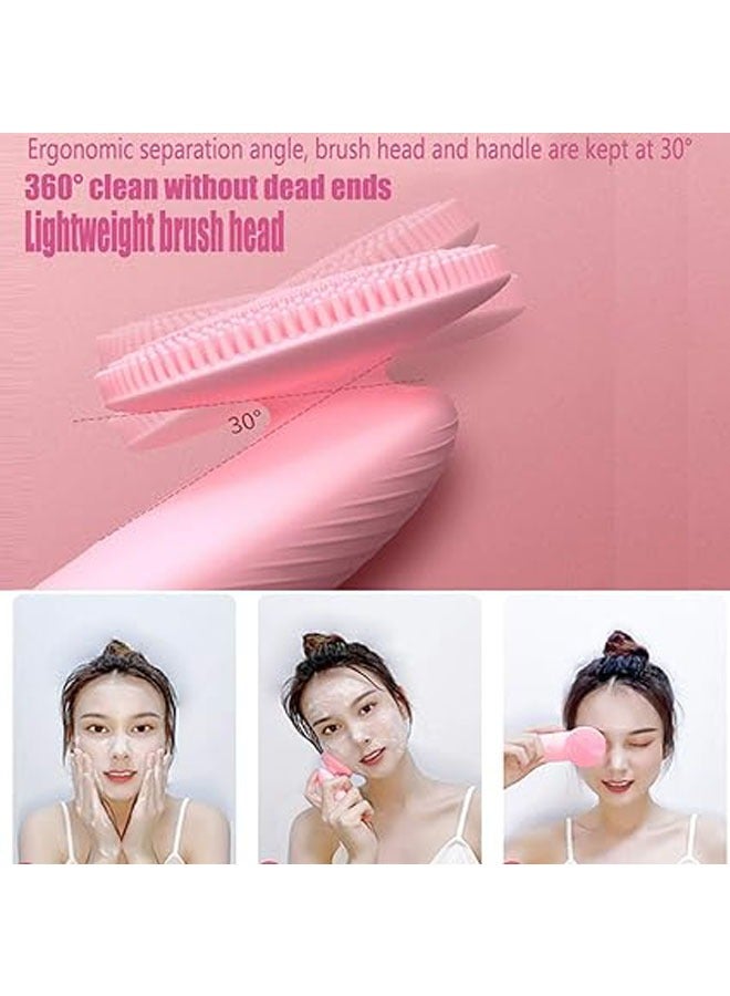 general Ultrasonic vibration massage electric face washer, silicone face, multi-functional pore cleansing facial cleanser - Image 3