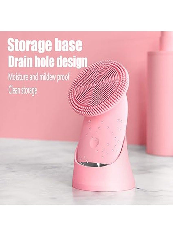 general Ultrasonic vibration massage electric face washer, silicone face, multi-functional pore cleansing facial cleanser - Image 5