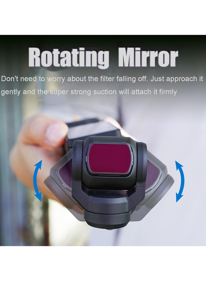 general Magnetic Filter Kit Compatible with DJI Osmo Pocket 3 Cameras, ND8/ND16/ND32/ND64 Filters ND Kit UV CPL Filter Accessories for DJI Osmo Pocket 3 Lenses Waterproof Scratch Resistant - Image 5