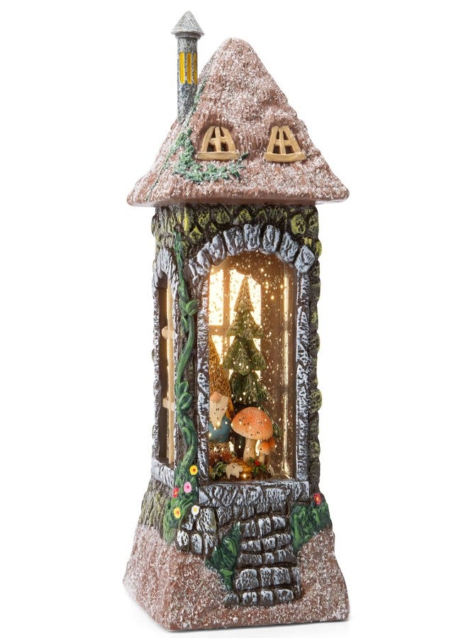 PestiLite Christmas Snow Globes Gnomes Christmas Decoration Indoor Mushroom Christmas Snow Globe Glitter 6H Timing Gnomes Decor - Image 1