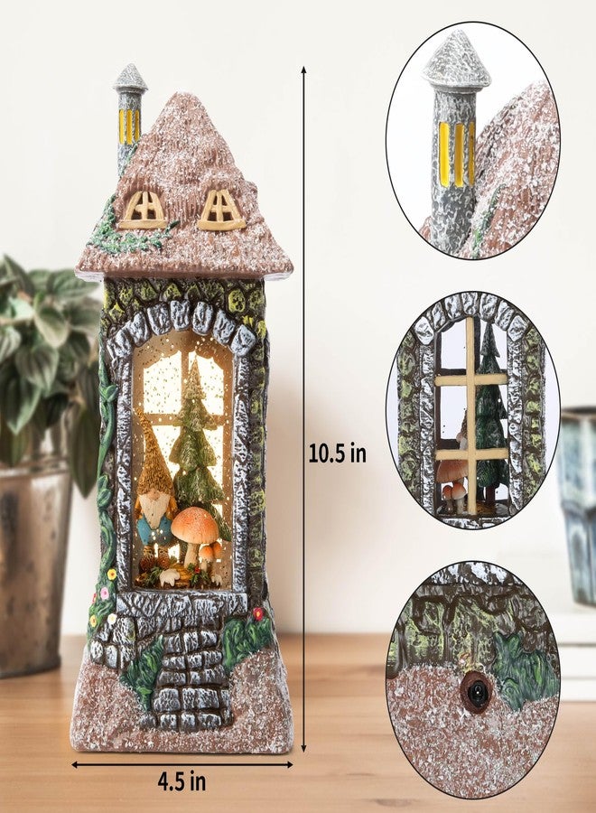 PestiLite Christmas Snow Globes Gnomes Christmas Decoration Indoor Mushroom Christmas Snow Globe Glitter 6H Timing Gnomes Decor - Image 3