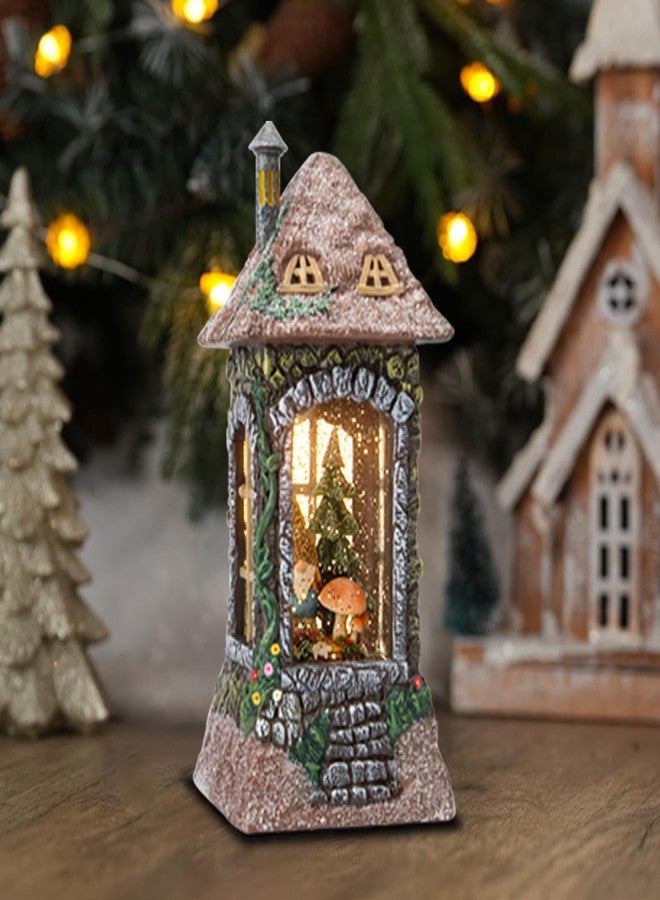 PestiLite Christmas Snow Globes Gnomes Christmas Decoration Indoor Mushroom Christmas Snow Globe Glitter 6H Timing Gnomes Decor - Image 2