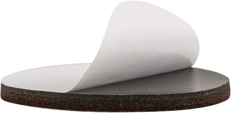 SoftTouch 3 Round HeavyDuty Felt Furniture Pads  Protect Surfaces from Scratches  Damage Brown 16 Pack - Image 2