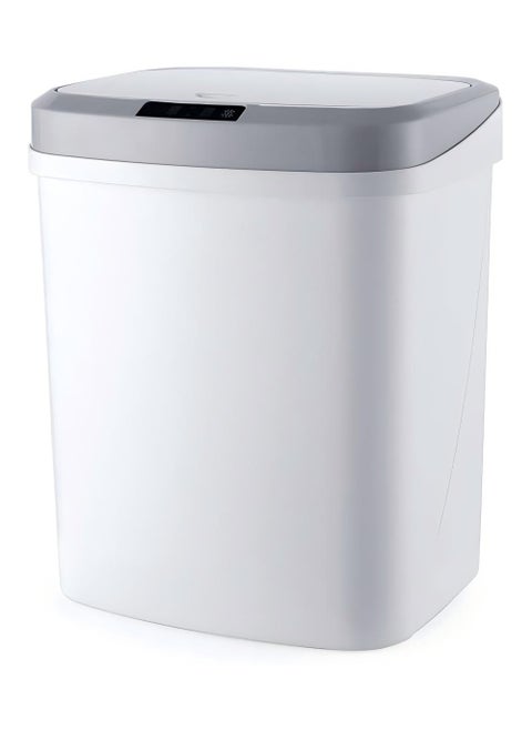 Rechargeable Induction Trash Can, Home Kitchen Electric Smart USB Rechargeable 3D Stereo Induction Full-Scale Open Lid Trash Can 16L