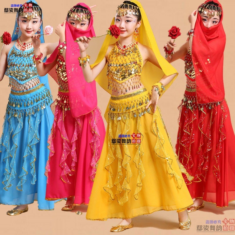 Journey To The West Jade Rabbit Costume Cosplay Female Fairy Indian Dance Adult Children Performance Costume Indian Maiden - Image 2