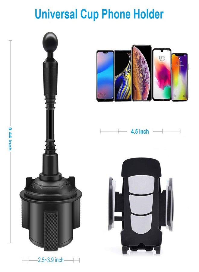 Benefree 2025 Cup Holder Phone Mount Car Phone Holder for Car,Universal Adjustable Gooseneck Cup Holder Cradle Car Mount for iPhone,Samsung,Huawei,LG, Sony, Nokia - Image 3