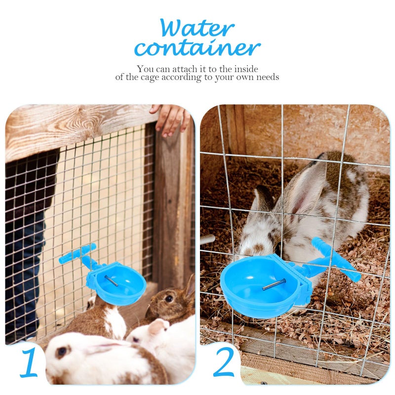 Automatic Rabbit Water Dispenser 4 Pieces Leak Proof Pet Feeder With Steel Connector - Image 4