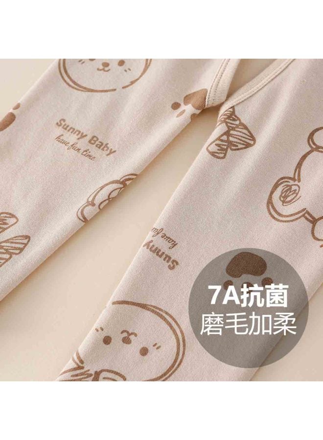 Doxiluka baby Pants, Infant Thermal Underwear, Leggings, Spring/autumn Open-crotch Pants, Unisex Cotton Casual Pants For Boys And Girls - Image 3