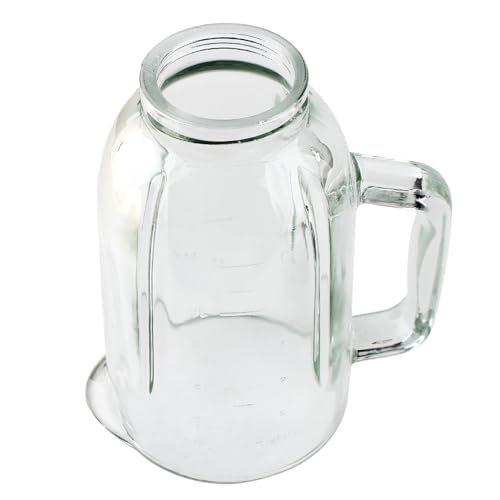 LMEI Replacement Parts 5-Cup Glass Jar with Lid,Compatible with Black&Decker Blender BL1110RG/ BL1220SG/ BL2020/ BL1820SGM - Image 5