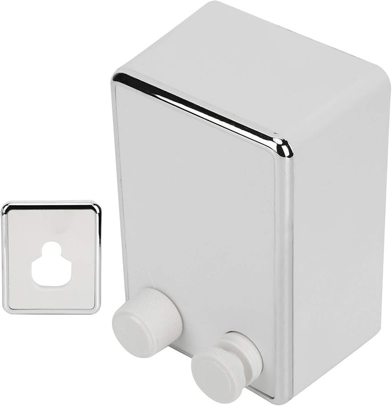 White Retractable Clothesline Indoor Drying Rack 20kg Capacity Stainless Steel Modern Simple - Image 3