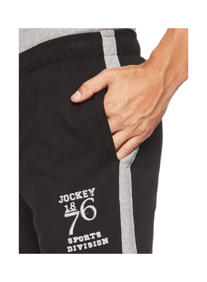 Jockey  Jockey 9508 Men Super Combed Cotton Rich Straight Fit Trackpants with Side and Back Pockets for Men | Best Price UAE
