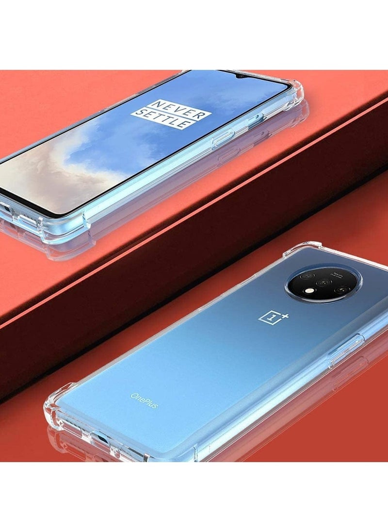ELTRAZONE Oneplus 7T Case, Transparent Reinforced Corners TPU Shock-Absorption Flexible COneplus 7T Case, Transparent Reinforced Corners TPU Shock-Absorption Flexible Cell Phone Soft Silicone Protective Coverell Phone Soft Silicone Protective Cover - Image 5