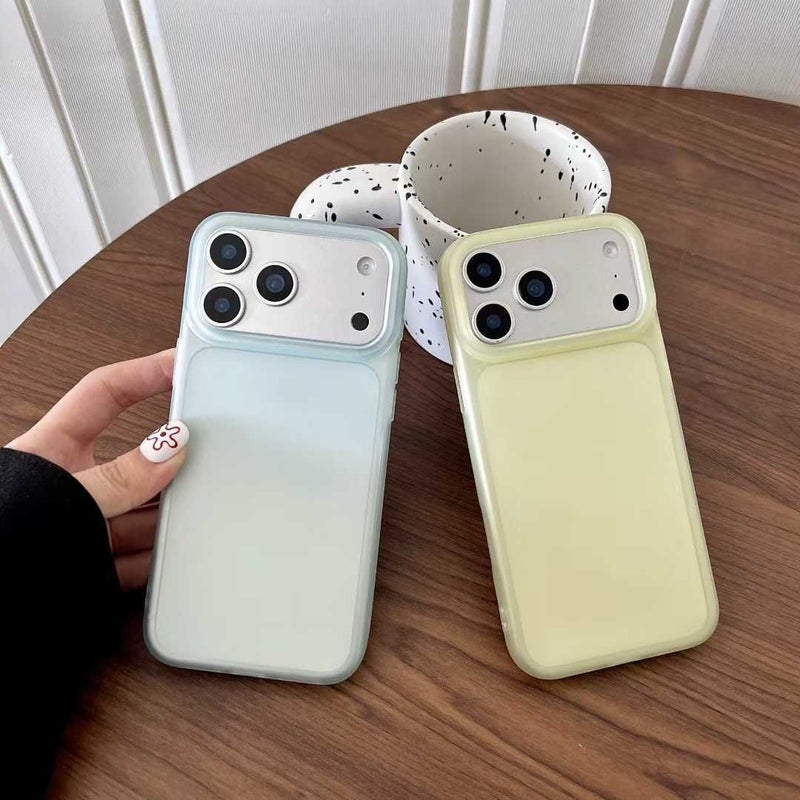 Frosted Transparent Phone Case for iPhone 13 Pro Max Yellow Ultra Thin Anti Drop - Image 2