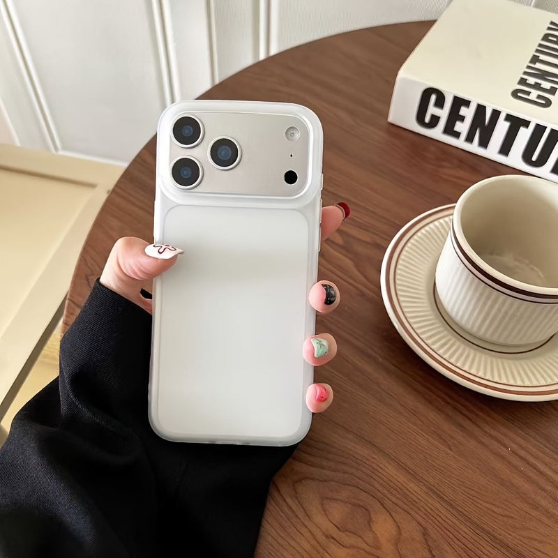 Frosted Transparent Phone Case for iPhone 13 Pro Max Yellow Ultra Thin Anti Drop - Image 5