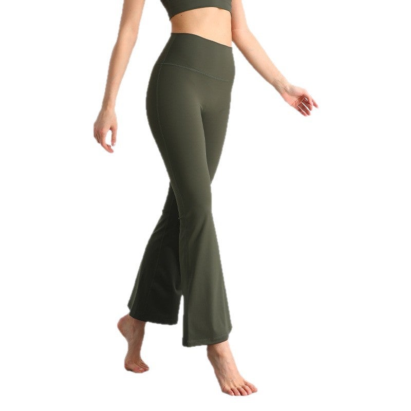 Women's High Waist Butt Lifting Flared Yoga Pants for Fitness - Image 4