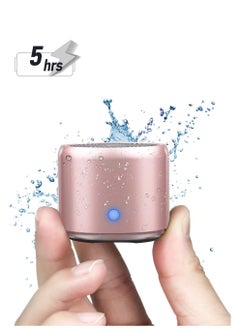 EWA EWA Travel Case Packed, A106 Pro Portable Bluetooth Speaker with Custom Bass Radiator, Brief Design, IP67 Waterproof, Perfect Mini Speaker for Shower, Room, Bike, Car (Pink)  - Image 1