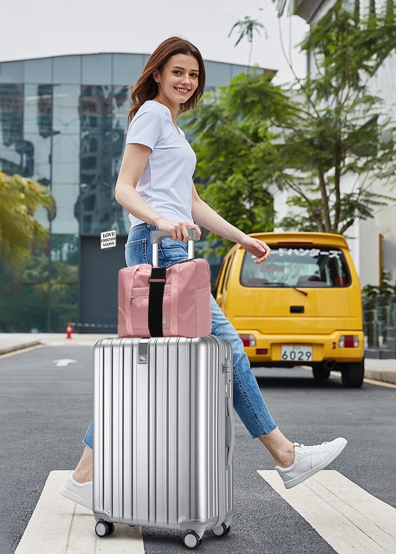 ZXZone 2Pcs Luggage Straps Bag Bungee Luggage Straps Suitcase Adjustable Beltï¼ŒAdd a Bag Easy to Travel Suitcase Elastic Strap Belt Luggage Accessories(Black-2Pcs) - Image 2