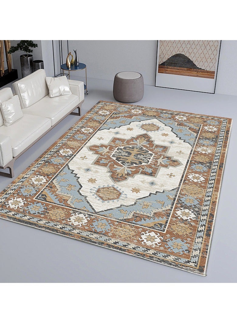 CityRiya-Long Ultra Soft Rug, Fluffy Carpets Tie-Dye Rugs for Living Room, Soft Touch Carpet 160x220cm, Fluffy Area Rug for Bedroom, Floor Mat, Modern Carpets Fuzzy Rug for Home, Non - Slip Washable Carpet - Image 2