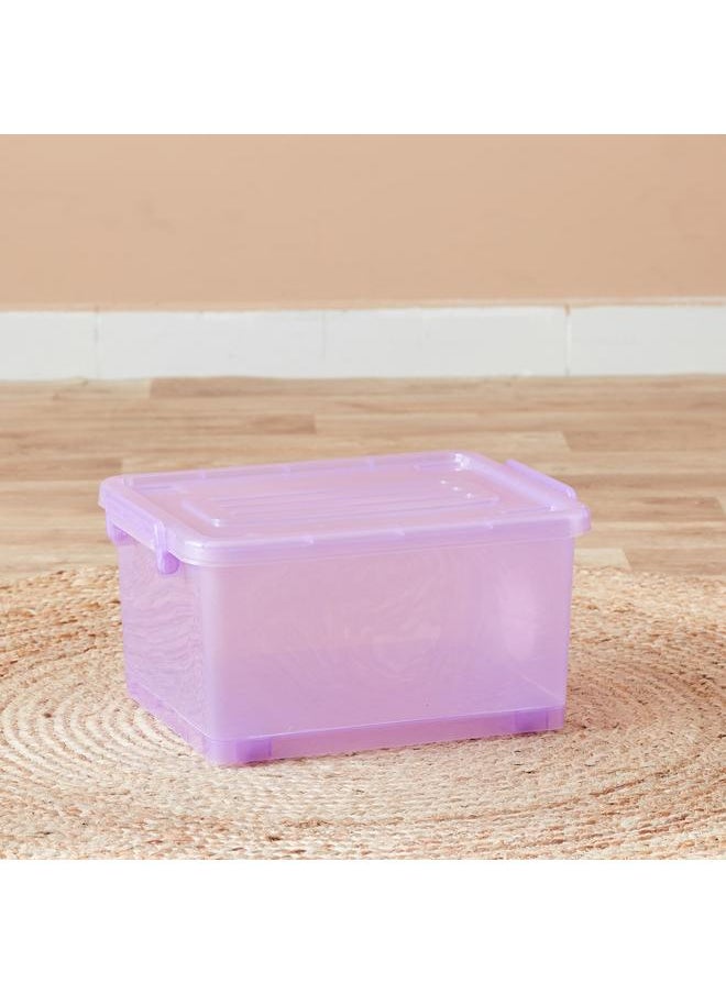 Home Box 15 L Storage Box With Wheels And Lid 37X30X20 Cm  - Image 1
