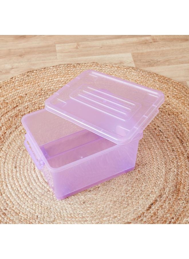 Home Box 15 L Storage Box With Wheels And Lid 37X30X20 Cm  - Image 2