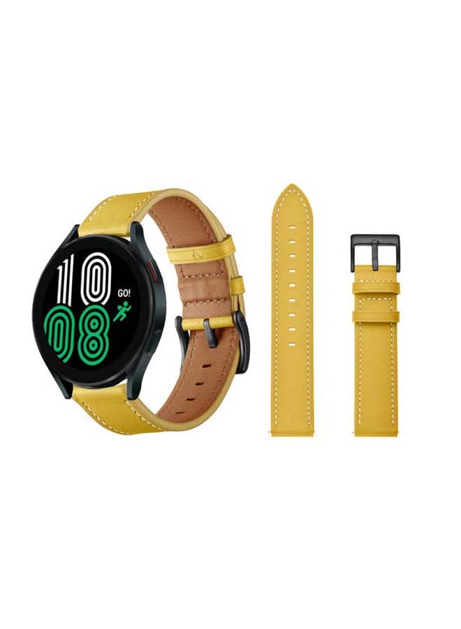 Perfii Replacement Band For Samsung Galaxy Watch 4 Yellow - Image 1