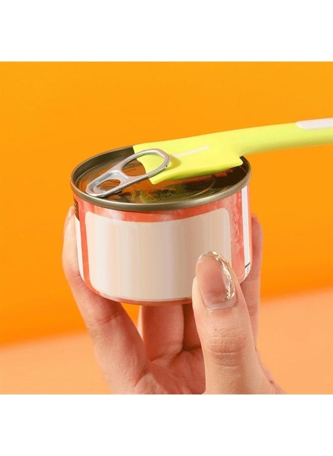 DonLeeving 4 PACK Pet Food Can Supplies Pet Food Mixing Spoons Food Canned Scoop for Pet Cat Dog Feeding Can and Wet Food Storage (Green+Gray) 