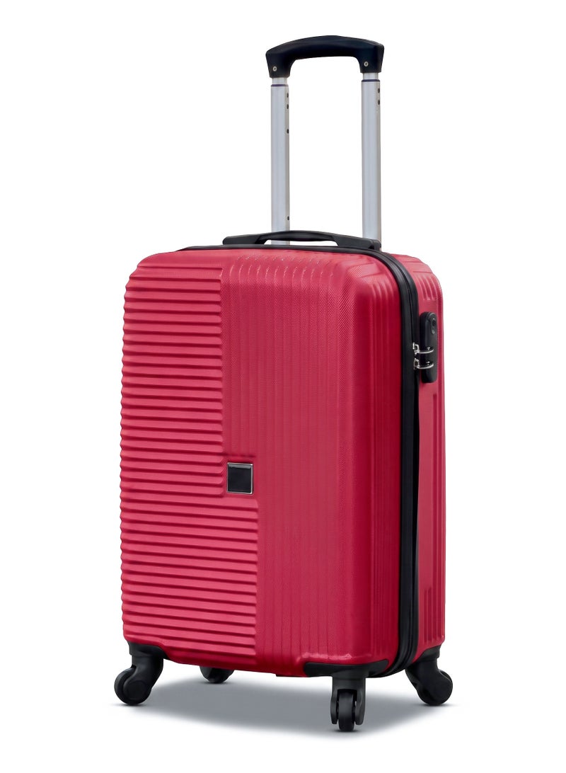 ZAAPPY Horizo Vertic ABS Luggage Hard Shell Lightweight Cabin Size 20 Inch (7-10kg), Combination Lock, Carry On - Image 1